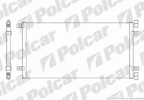 Polcar 3040K8C1 - Kondenser, kondisioner furqanavto.az