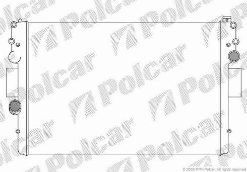 Polcar 3052084X - Radiator, mühərrikin soyudulması furqanavto.az