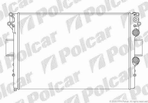 Polcar 305208A1 - Radiator, mühərrikin soyudulması furqanavto.az