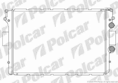 Polcar 3052083X - Radiator, mühərrikin soyudulması furqanavto.az