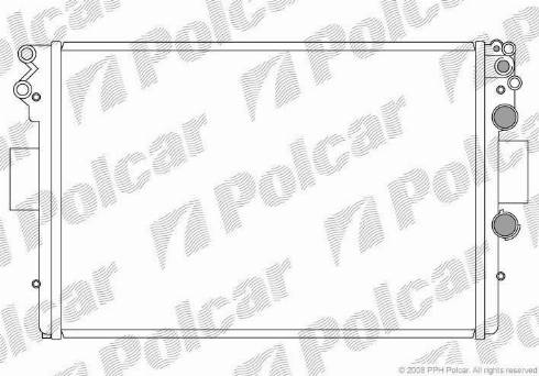 Polcar 3052082X - Radiator, mühərrikin soyudulması furqanavto.az