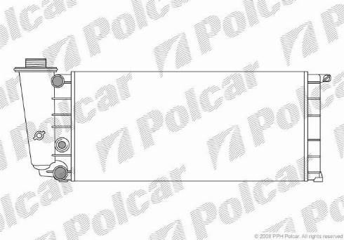 Polcar 300408-2 - Radiator, mühərrikin soyudulması furqanavto.az