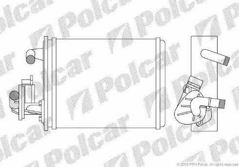 Polcar 3004N81X - İstilik dəyişdiricisi, daxili isitmə furqanavto.az