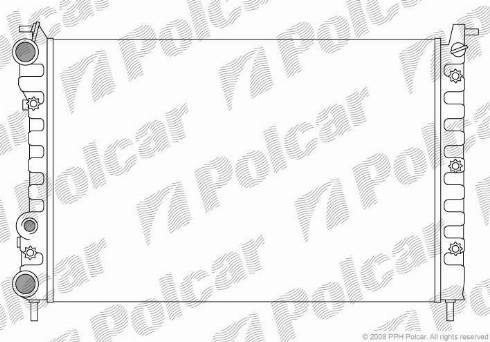 Polcar 300508-2 - Radiator, mühərrikin soyudulması furqanavto.az