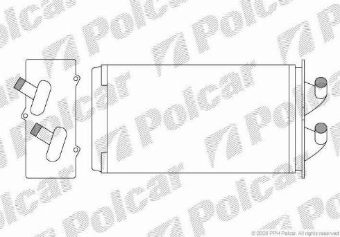 Polcar 3001N81X - İstilik dəyişdiricisi, daxili isitmə furqanavto.az