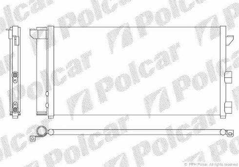 Polcar 3003K8C1 - Kondenser, kondisioner furqanavto.az