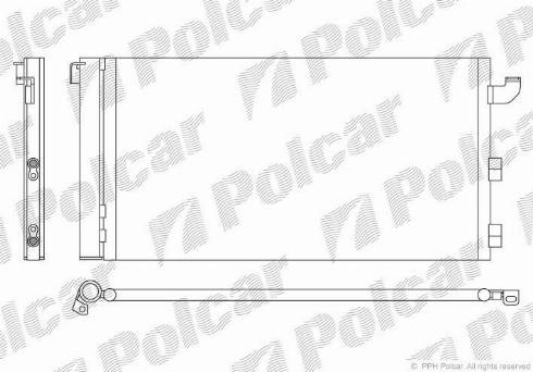 Polcar 3003K8C2 - Kondenser, kondisioner furqanavto.az