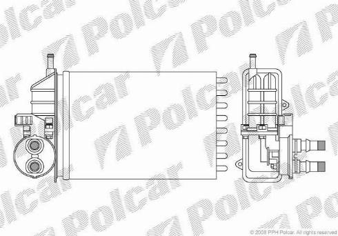 Polcar 3002N81X - İstilik dəyişdiricisi, daxili isitmə furqanavto.az