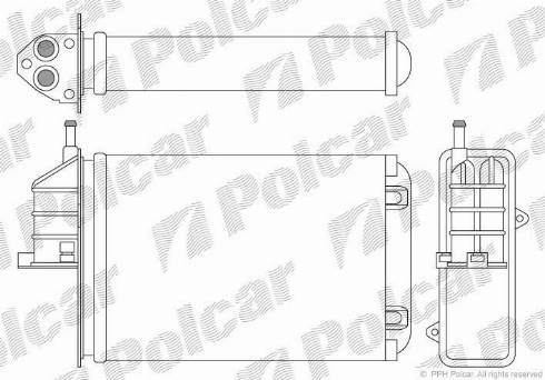 Polcar 3002N8-2 - İstilik dəyişdiricisi, daxili isitmə furqanavto.az