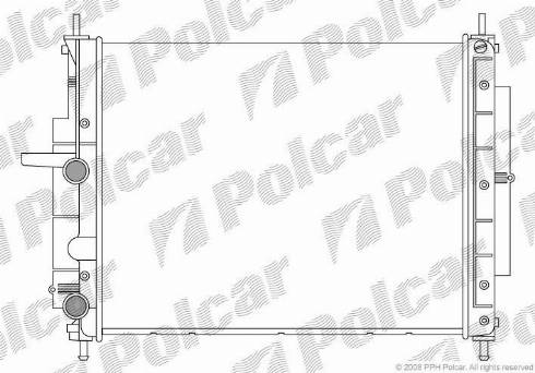 Polcar 3019084X - Radiator, mühərrikin soyudulması furqanavto.az