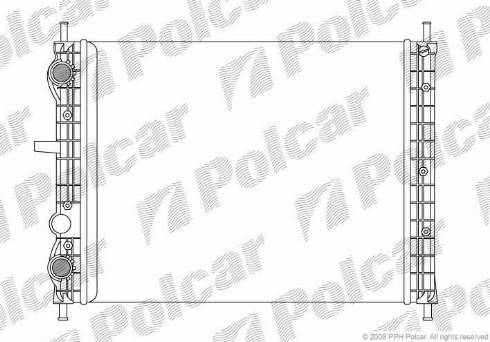 Polcar 3019085X - Radiator, mühərrikin soyudulması furqanavto.az