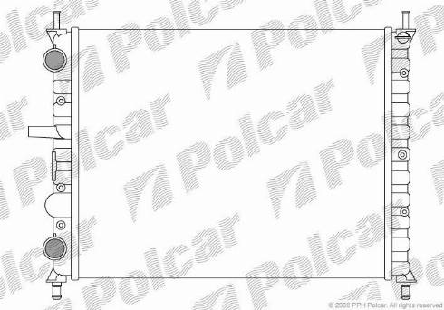 Polcar 301908-5 - Radiator, mühərrikin soyudulması furqanavto.az