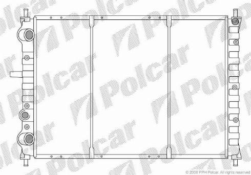 Polcar 3019081X - Radiator, mühərrikin soyudulması furqanavto.az