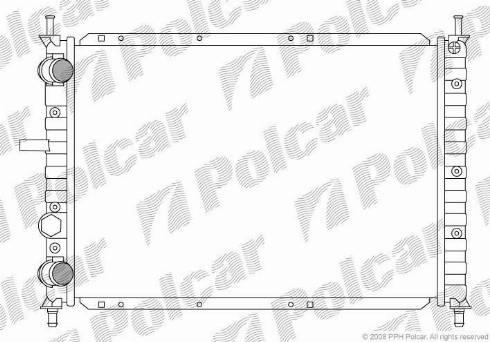 Polcar 301908-1 - Radiator, mühərrikin soyudulması furqanavto.az