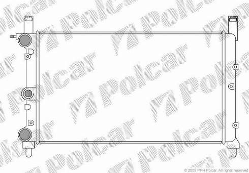 Polcar 301608-1 - Radiator, mühərrikin soyudulması furqanavto.az