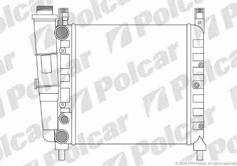 Polcar 301608-3 - Radiator, mühərrikin soyudulması furqanavto.az
