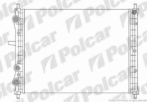 Polcar 3018083X - Radiator, mühərrikin soyudulması furqanavto.az
