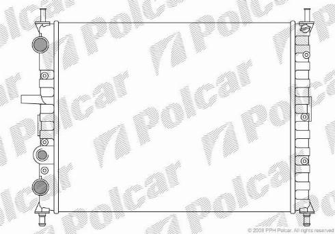 Polcar 301808-3 - Radiator, mühərrikin soyudulması furqanavto.az
