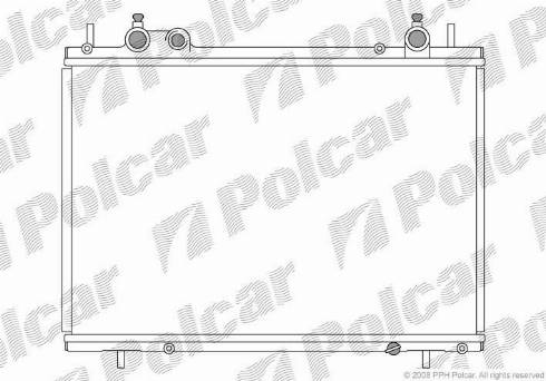 Polcar 3018087X - Radiator, mühərrikin soyudulması furqanavto.az