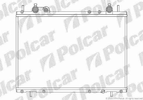 Polcar 301808-7 - Radiator, mühərrikin soyudulması furqanavto.az