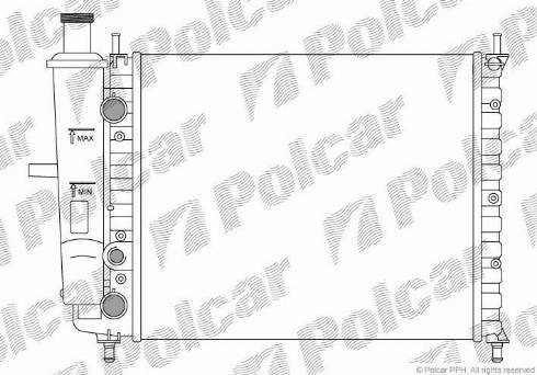 Polcar 301808A1 - Radiator, mühərrikin soyudulması furqanavto.az