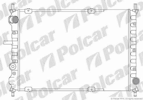 Polcar 301808A2 - Radiator, mühərrikin soyudulması furqanavto.az