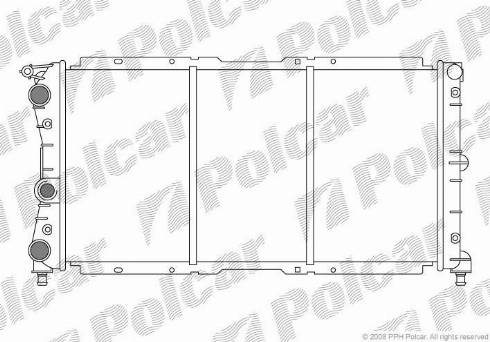 Polcar 301708-4 - Radiator, mühərrikin soyudulması furqanavto.az