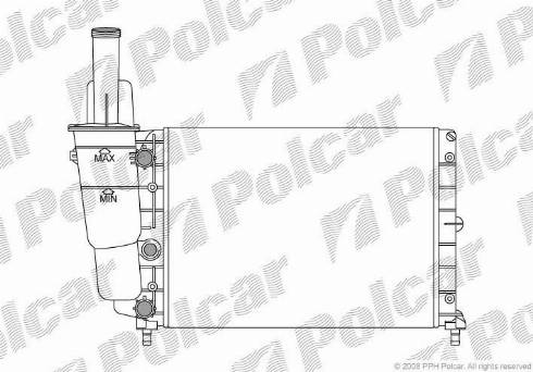 Polcar 301708-1 - Radiator, mühərrikin soyudulması furqanavto.az