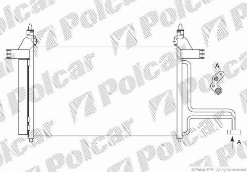 Polcar 3030K8C1 - Kondenser, kondisioner furqanavto.az