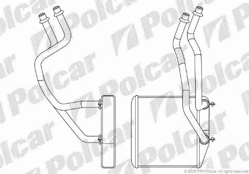 Polcar 3024N81X - İstilik dəyişdiricisi, daxili isitmə furqanavto.az