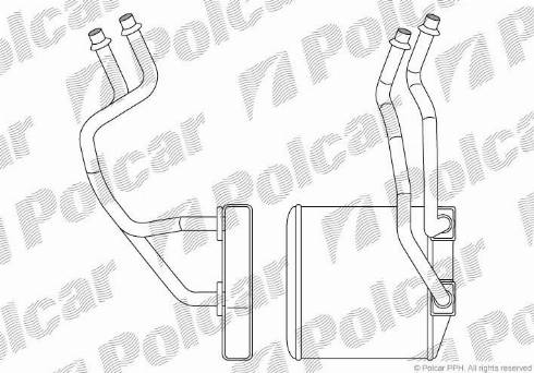 Polcar 3024N8-1 - İstilik dəyişdiricisi, daxili isitmə furqanavto.az