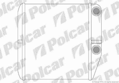 Polcar 3024N8-2 - İstilik dəyişdiricisi, daxili isitmə furqanavto.az