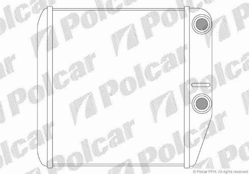 Polcar 3025N8-1 - İstilik dəyişdiricisi, daxili isitmə furqanavto.az