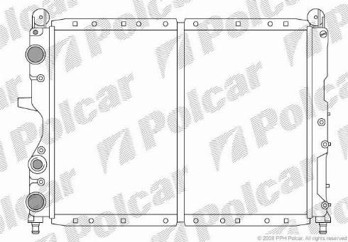 Polcar 302608-5 - Radiator, mühərrikin soyudulması furqanavto.az