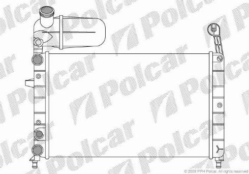 Polcar 302608-1 - Radiator, mühərrikin soyudulması furqanavto.az