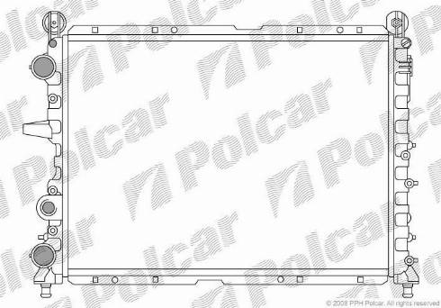 Polcar 302608A5 - Radiator, mühərrikin soyudulması furqanavto.az