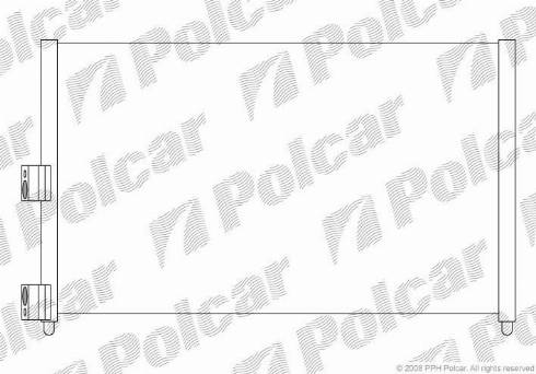 Polcar 3023K83X - Kondenser, kondisioner furqanavto.az