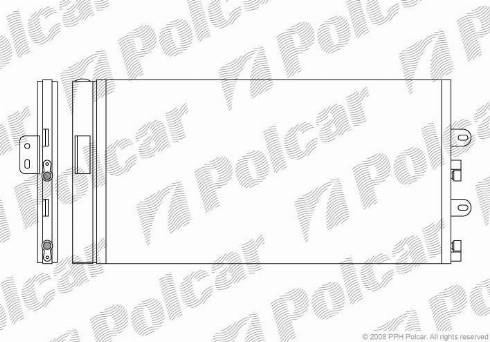Polcar 3023K82X - Kondenser, kondisioner furqanavto.az