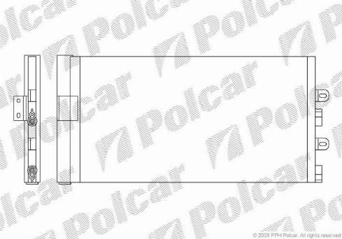 Polcar 3023K8C2 - Kondenser, kondisioner furqanavto.az