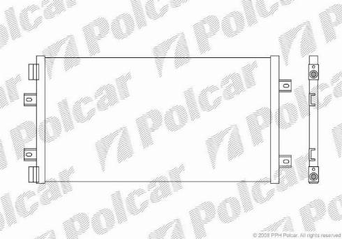 Polcar 3022K84X - Kondenser, kondisioner furqanavto.az