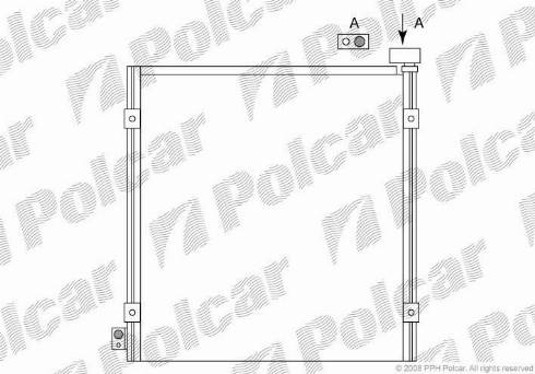 Polcar 3860K8C1 - Kondenser, kondisioner furqanavto.az