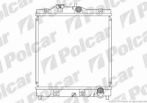 Polcar 380708-1 - Radiator, mühərrikin soyudulması furqanavto.az