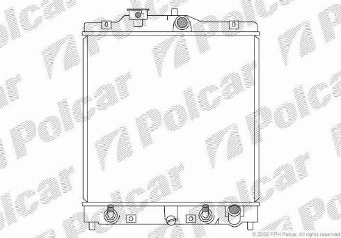 Polcar 380708-3 - Radiator, mühərrikin soyudulması furqanavto.az