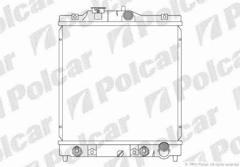 Polcar 380708-7 - Radiator, mühərrikin soyudulması furqanavto.az