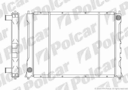 Polcar 381908-3 - Radiator, mühərrikin soyudulması furqanavto.az