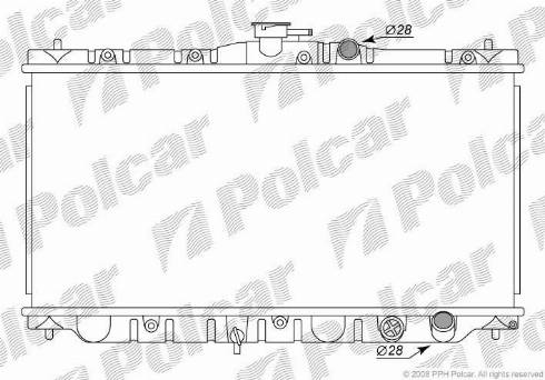 Polcar 381608-4 - Radiator, mühərrikin soyudulması furqanavto.az