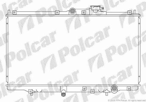 Polcar 3818081K - Radiator, mühərrikin soyudulması furqanavto.az