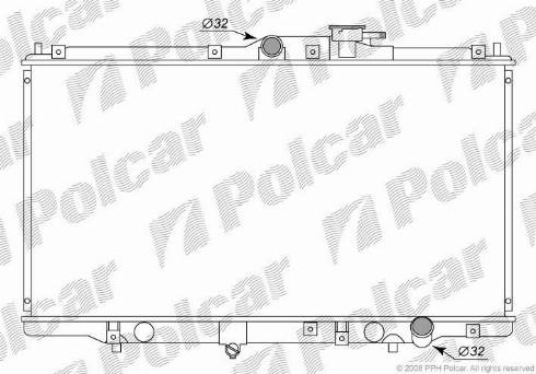 Polcar 381808-1 - Radiator, mühərrikin soyudulması furqanavto.az