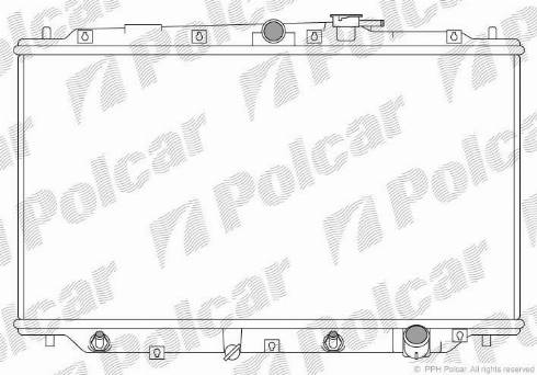 Polcar 382008-4 - Radiator, mühərrikin soyudulması furqanavto.az