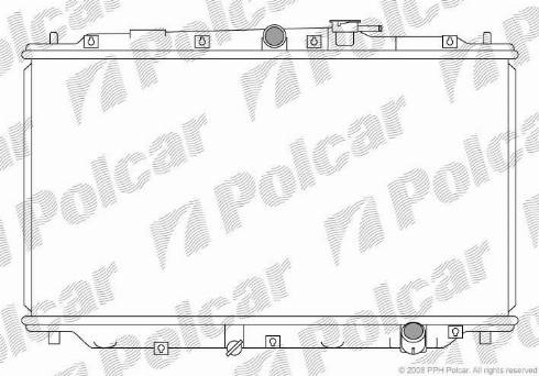 Polcar 382008-3 - Radiator, mühərrikin soyudulması furqanavto.az